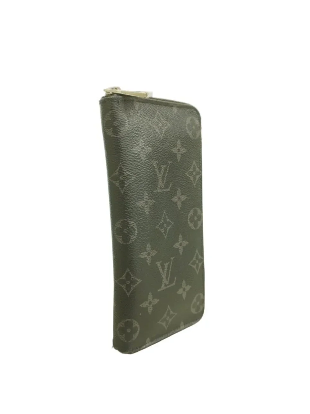 Louis Vuitton Wallet Monogram Eclipse Zippy Vertical Black